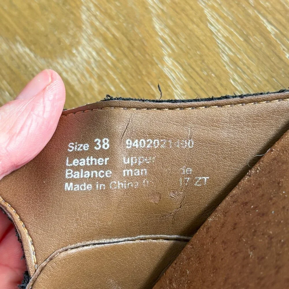 Dansko Martina Mule Black Leather Clogs - Picture 9 of 9